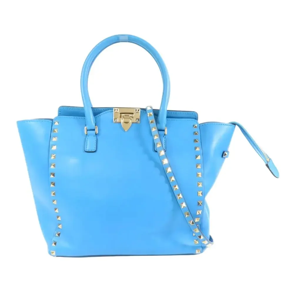 💎✨BEAUTIFUL✨💎 Authentic Valentino Rockstud Tote 2 Way Shoulder Bag - Picture 2 of 6